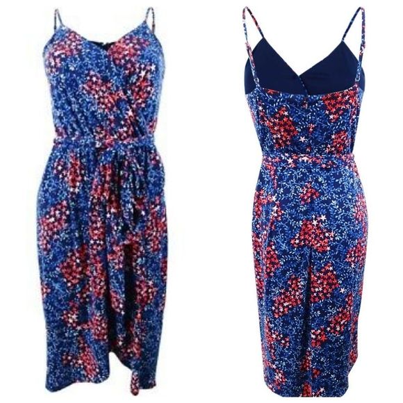 Cynthia Steffe Dresses & Skirts - EUC XL Cynthia Steffe surplice wrap sleeveless dress